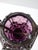 Venetian Purple Murano Glass Candle Lantern For Sale - Image 3 of 9
