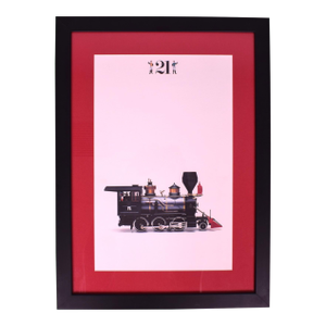 The "21 Club Framed Menu