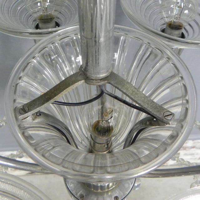 Art Deco Hanging Lamp by G. Leleu, 1930s For Sale - Image 15 of 18