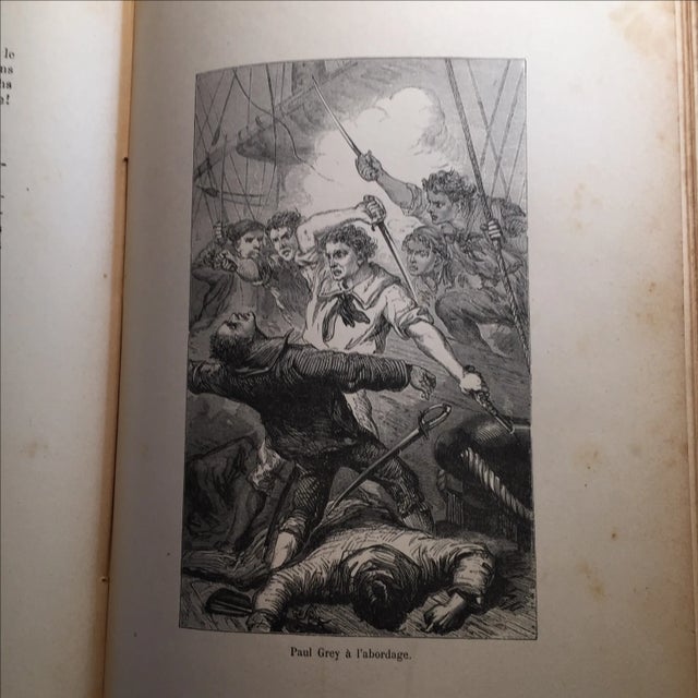 1891 "l'Enfant Du Naufrage" by Sir Samuel W. Baker For Sale - Image 5 of 8