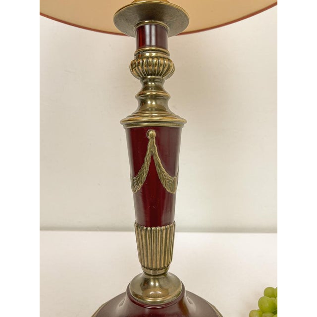 Dutch Empire Table Lamp from Kullmann, 1970s For Sale - Image 4 of 15