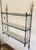 Late 20th Century Modern Federal Wrought Iron & Marble Hanging Shelf For Sale - Image 4 of 4