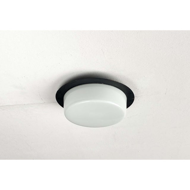 1960s Mid-Century Modern GDR Minimalist Ceiling Lamps, 1960s, Set of 3 For Sale - Image 5 of 18