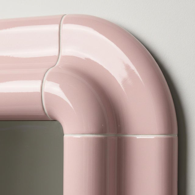 Not Yet Made - Made To Order Lolo Mirror in Blush Pink by Tilecito For Sale - Image 5 of 8