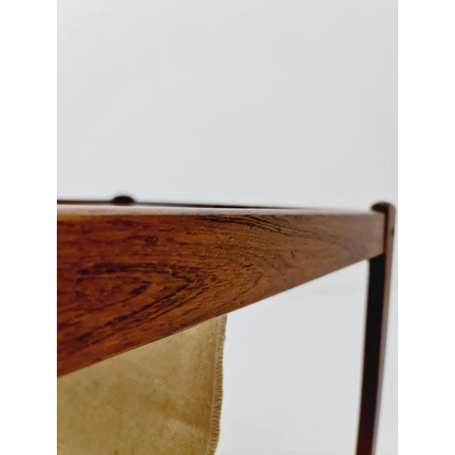 Mid-Century Danish Side Table with Magazine Rack, 1960s For Sale - Image 9 of 11