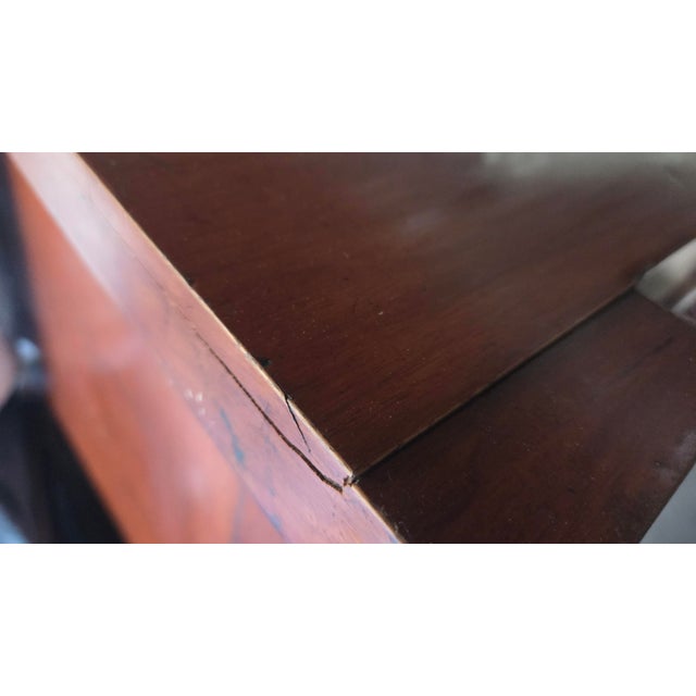 Antique Victorian Mahogany Chest of Drawers (Scotch Chest) Likely From 1850-1870s With Barley Twist Columns For Sale - Image 12 of 18