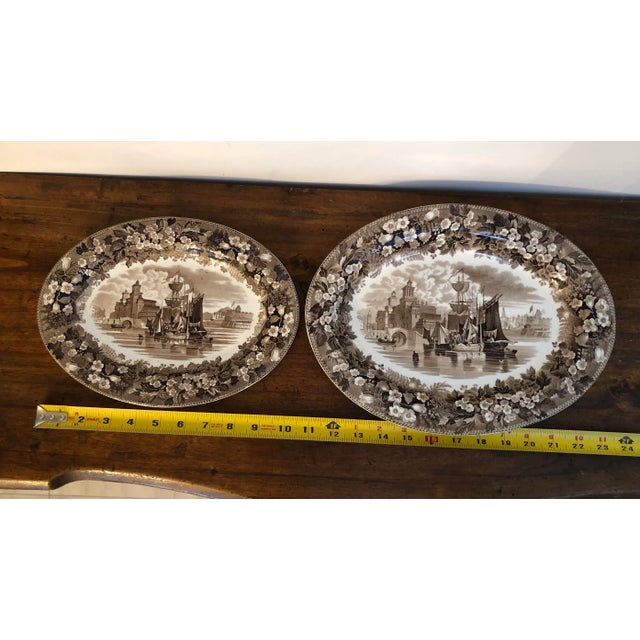 Antique Wedgewood Transfer Dishes - 2 Pieces For Sale In West Palm - Image 6 of 7