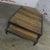 1930s Vintage American Industrial 2 Pallet Coffee Table Oak and Steel Three by Five Feet For Sale - Image 5 of 11