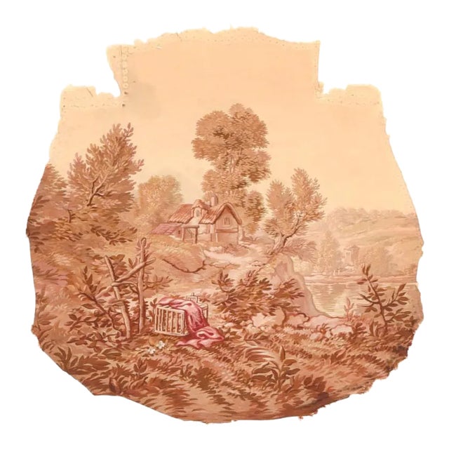 Antique Aubusson-Beauvais French Tapestry For Sale