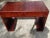 Wood Elm Burl Writing Desk / Dazzling, Intense Elm Burl For Sale - Image 7 of 9