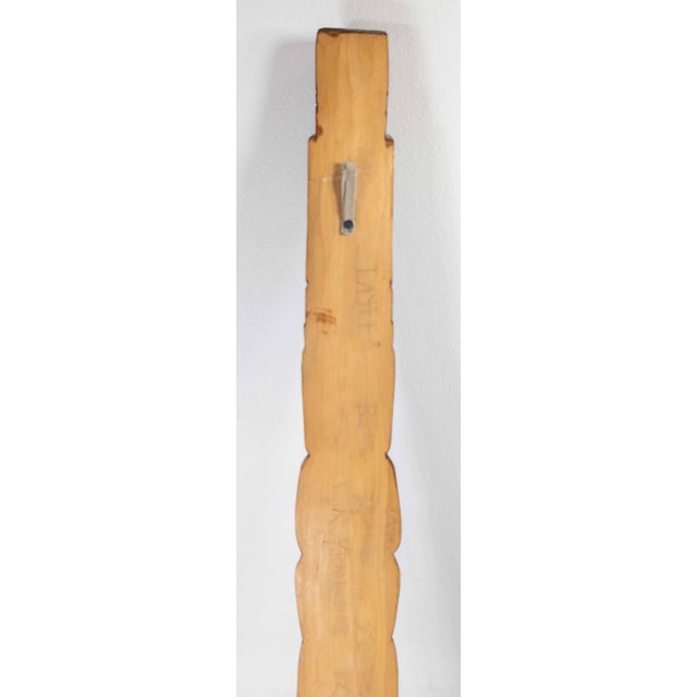 Late 20th Century Northwest Coast Squamish Native American Indian Totem by R Krawchuk For Sale - Image 13 of 18