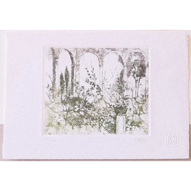Giuseppe Giorgi - Landscape - Original Etching on Paper - 1980s For Sale - Image 3 of 3