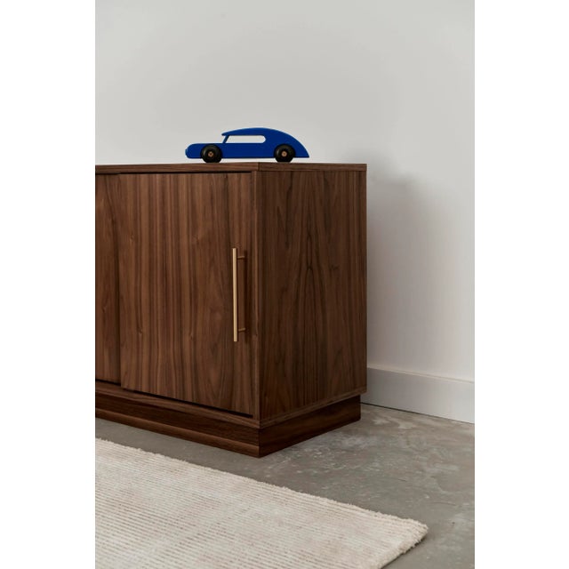 Early 21st Century Scandinavian Walnut Cabinet For Sale - Image 5 of 6