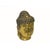 Chinese Vintage Chinese Golden Copper Color Metal Buddha Head Figure For Sale - Image 3 of 10