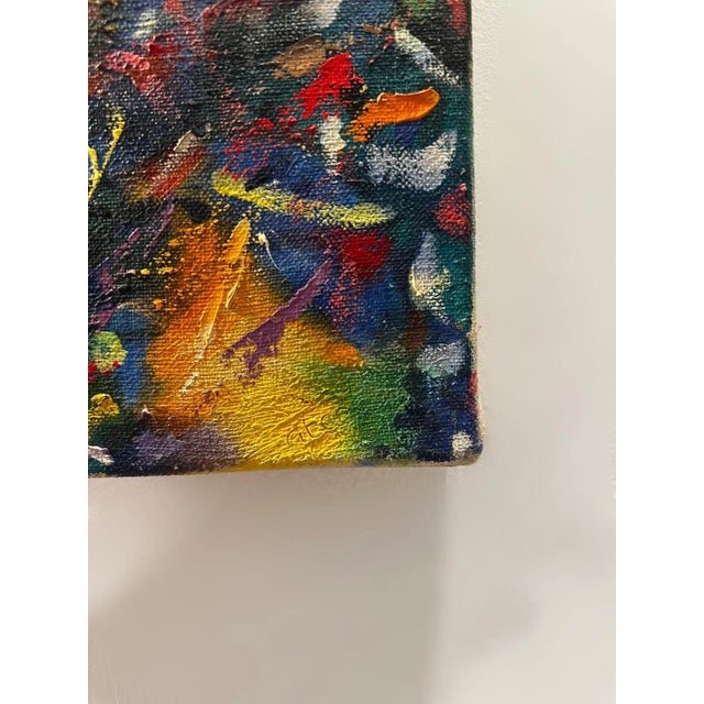 Jon Atac, Expression 2, 1989, Large Oil on Canvas For Sale - Image 11 of 14