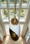 Antique Abstract Egg Shaped Shade With Sculptural Dragon Goddess Finial Pendant Light For Sale - Image 16 of 18