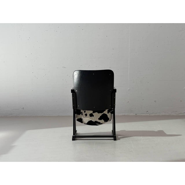 Vitage Cinema Seat with Cowhide Look, 1980s For Sale - Image 4 of 14