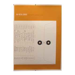 2013 Concert Posters - the Postal Service - Orange Only For Sale