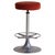 French Chrome Bar Stool in Original Burnt Orange Corduroy, 1960s For Sale - Image 17 of 18