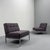 Minimalist Constanze Armchairs with Aubergine Wool Upholstery by Johannes Spalt for Wittmann, Vienna, Austria, 1960s, Set of 2 For Sale - Image 9 of 15