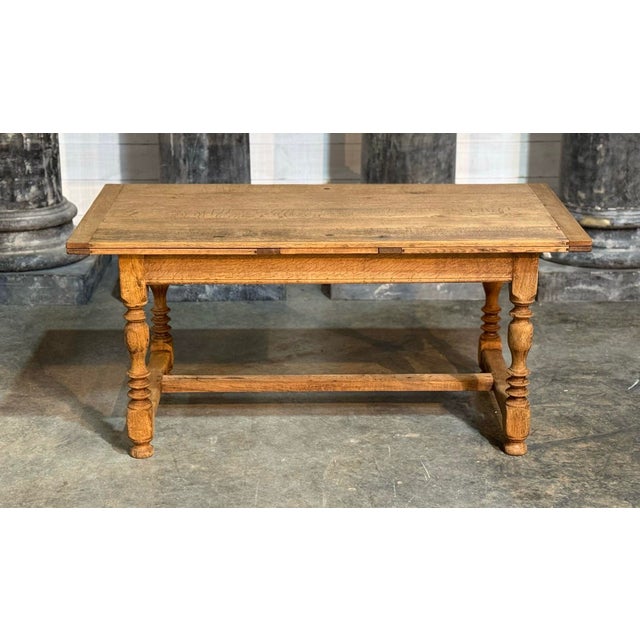 Oak Farmhouse Dining Table, 1920s For Sale - Image 13 of 18