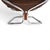 Metal Wing Leather Armchair by Harald Relling for Westnofa, 1970 For Sale - Image 7 of 18