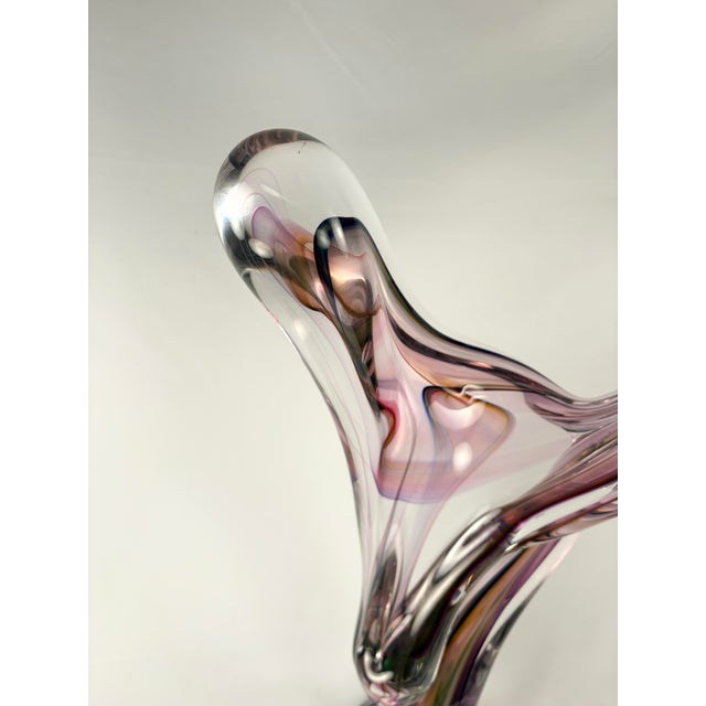 Modern Modern Monumental Art Glass Sculpture by David Goldhagen For Sale - Image 3 of 9