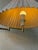 Textile Brass Swing-Arm Floor Lamp With Pleated Shade Danish Mid-Century Modern 1960s For Sale - Image 7 of 11