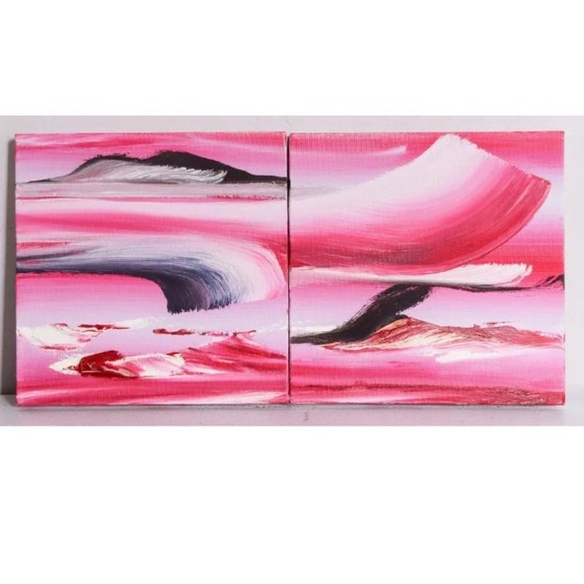 Martyn Jones (Welsh, b 1955) Diptychs ("Overland Series") Oil on canvas Provenance: Robert Steele Gallery NY (Robert...