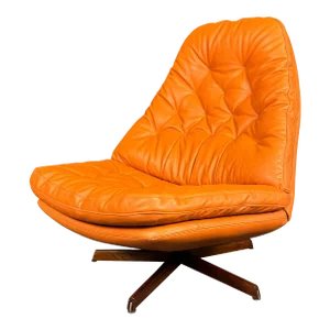 Vintage Danish Mid Century Modern Recliner Lounge Chair Ms68 by Madsen & Schubell