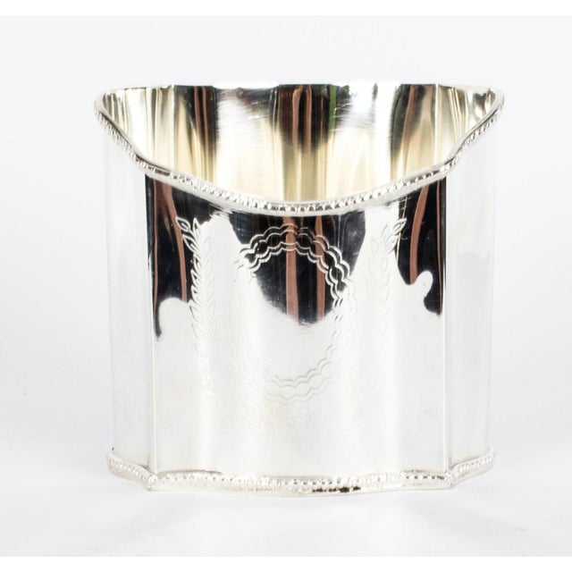 A very attractive vintage Neo-classical revival silver plated wine coaster, dating from the second half of the 20th...