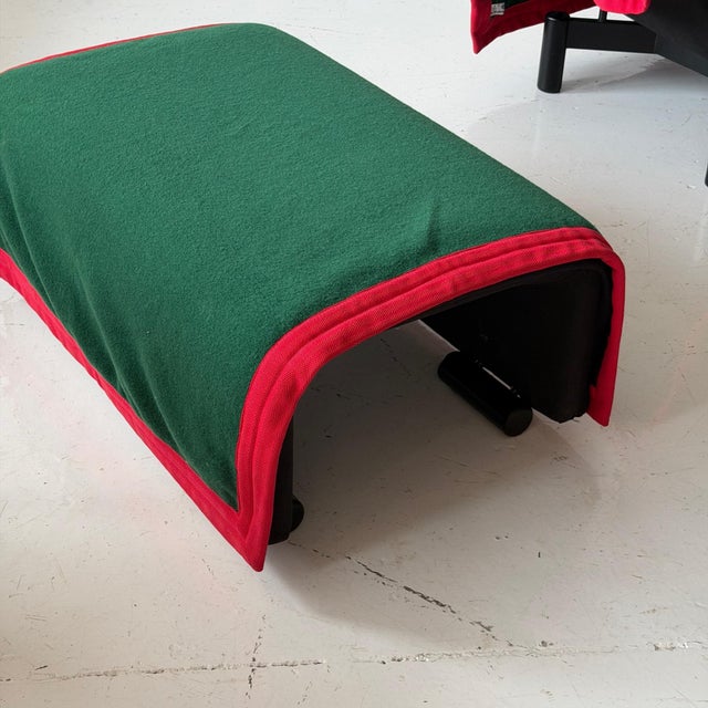 1980s Sinbad Chair + Ottoman by Vico Magistretti for Cassina For Sale - Image 10 of 12