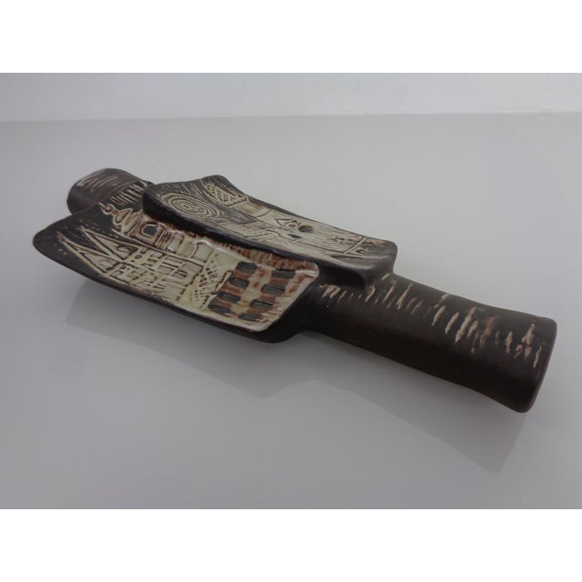 Ceramic Studio Ceramic Wall Vase of Prague from Keramo Kostelec, Czechoslovakia, 1960s For Sale - Image 7 of 15