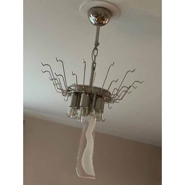 Murano Glass Chandelier from Mazzega For Sale - Image 13 of 14