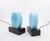 Stilnovo Dorane Blue Table Lamps by Ettore Sottsass for Stilnovo, 1970s, Set of 2 For Sale - Image 4 of 8