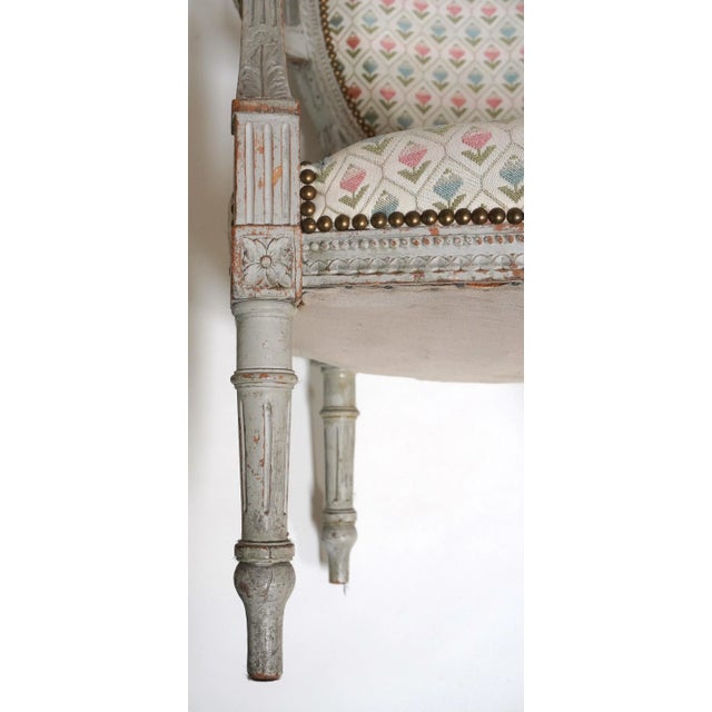 Louis XVI Armchairs - a Pair For Sale In San Francisco - Image 6 of 12