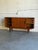 Wood Vintage Danish Modern Teak Sideboard Credenza Sliding Door Cabinet 1960s For Sale - Image 7 of 10