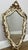 Vintage French Shabby Chic Ornate Wall Mirror For Sale - Image 11 of 11
