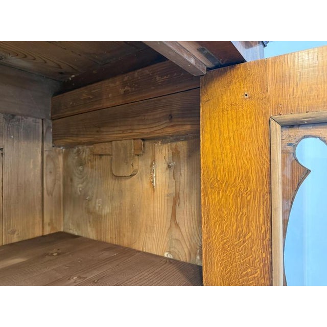 Biedermeier Walnut Display Cabinet For Sale - Image 9 of 18