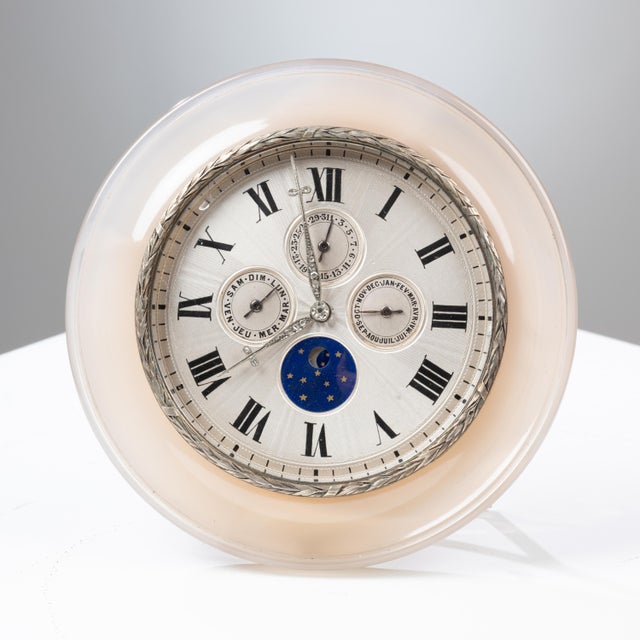 Vintage Table Clock by Boucheron, 1890s For Sale - Image 3 of 6
