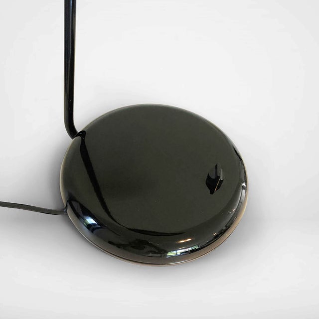 Black Desk Lamp in the Style of Bruno Gecchelin, 1980s For Sale - Image 8 of 12
