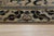 Modern 6x9 Willow Lydia Gold Classic Floral Medallion Hand Knotted Wool Carpet Rug For Sale - Image 3 of 7