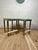 Pace Hollywood Regency Brass Stools, Vintage Seating, United States, 1970s For Sale - Image 4 of 11