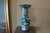 Vintage Porcelain Flower Tall Vase For Sale - Image 4 of 16