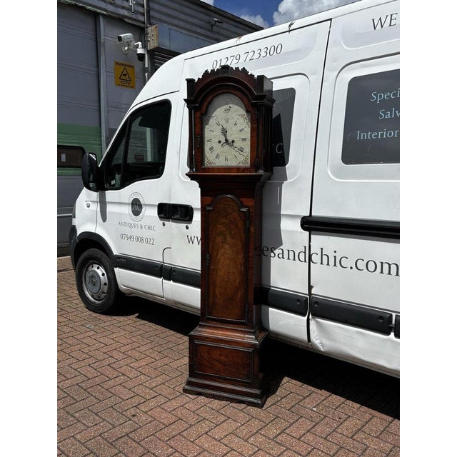 Georgian Mahogany Canterbury Longcase Clock For Sale - Image 13 of 18