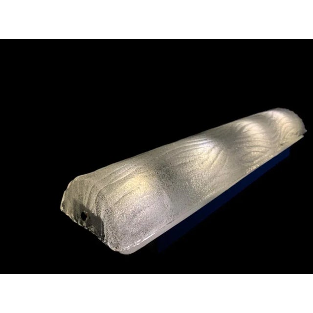 Long Wall Light attributed to Mazzega, 1980s For Sale - Image 3 of 7