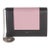 Grey Pink Smooth Calfskin Frame Evening Clutch On Chain For Sale