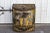 Metal Antique Black & Gilt Chinoserie Drum Canister For Sale - Image 7 of 12