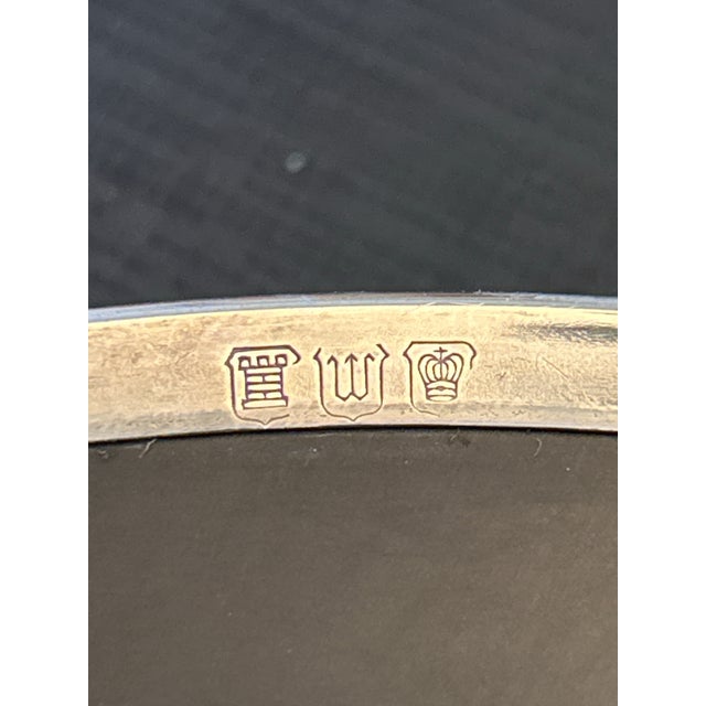 Metal 1950’s Charles Beller New York Silver Plate 12”Gallery Tray For Sale - Image 7 of 7