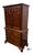 American Vintage Jamestown Sterling Chippendale Style Mahogany Armoire For Sale - Image 3 of 12